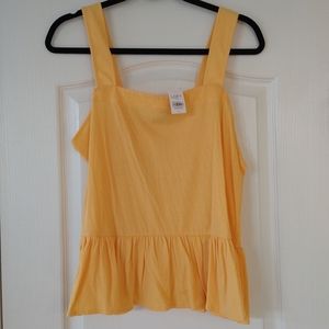 LOFT Peplum Tank Top
